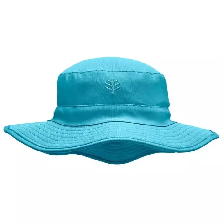 Coolibar Kid's Surfs Up Bucket Hat UPF 50+ Aqua / L/XL 10-12Y