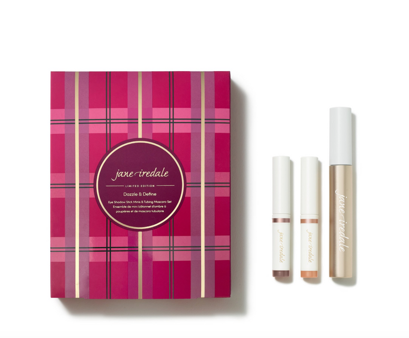 Jane Iredale Dazzle & Define Eyeshadow Stick Mini and Tubing Mascara Set