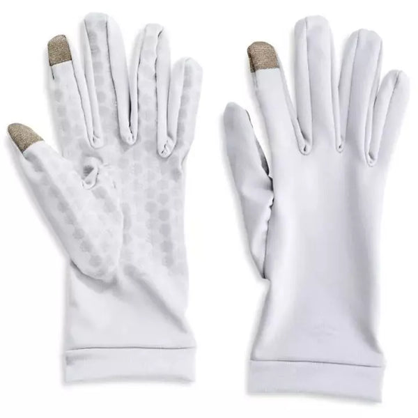 Men's UPF50+ Palmless Gloves | Cooling Sun Protection for Hands BEIGE